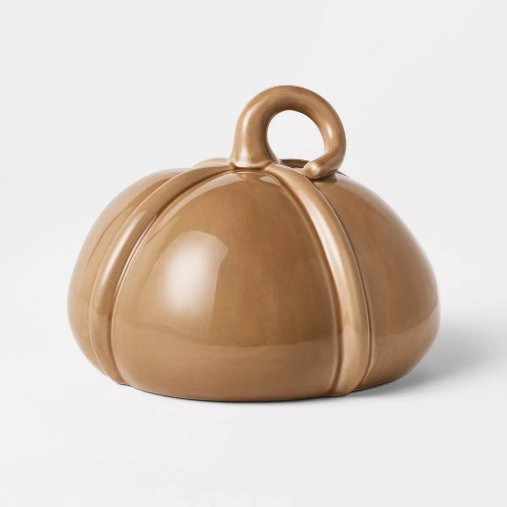 Short Ceramic Loopy Pumpkin Gold - Threshold Studio McGee, Target